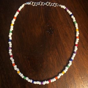 Handmade seed bead necklace